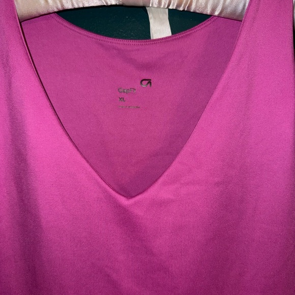 GAP Vibrant Magenta V-Neck Tank Dress - Picture 3 of 7